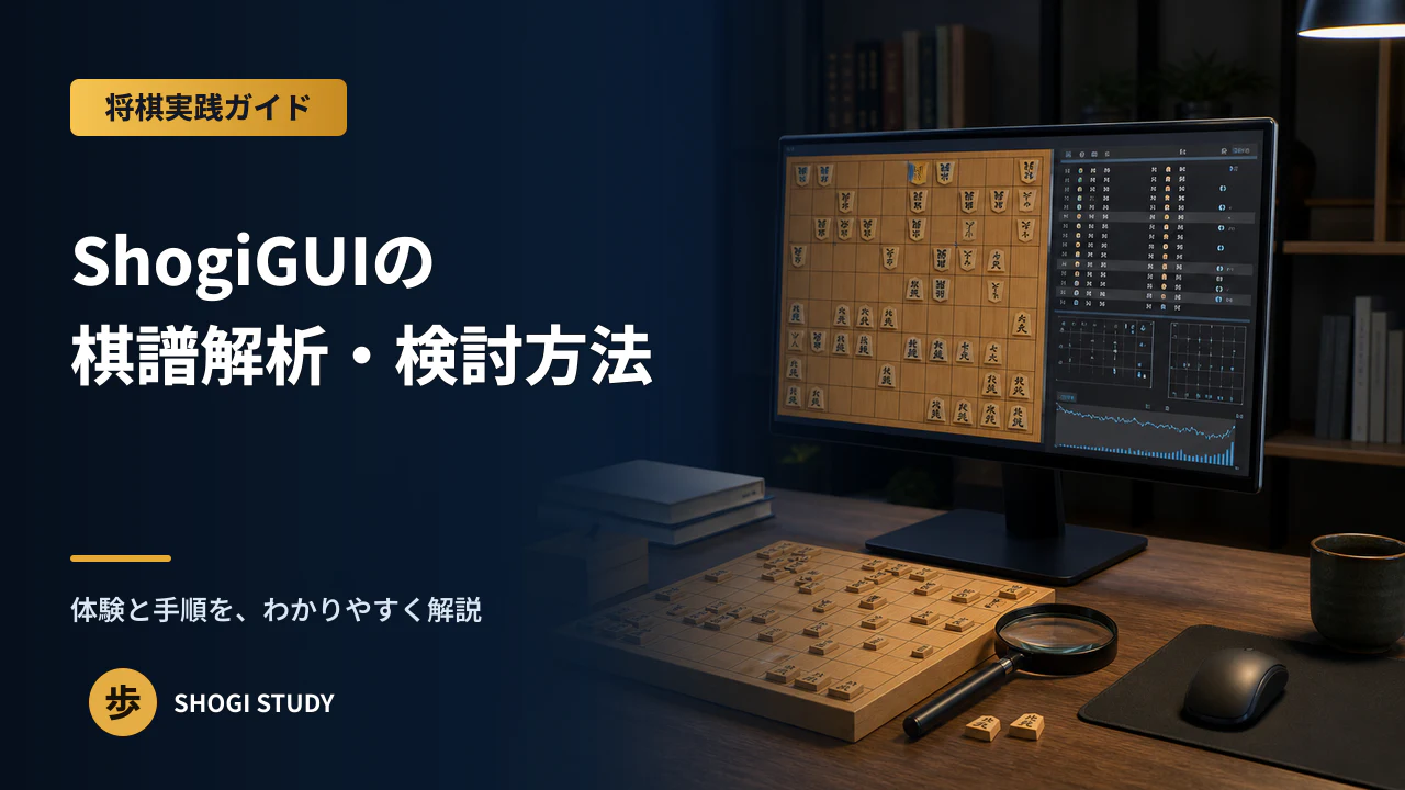 ShogiGUIの棋譜解析・検討の利用方法